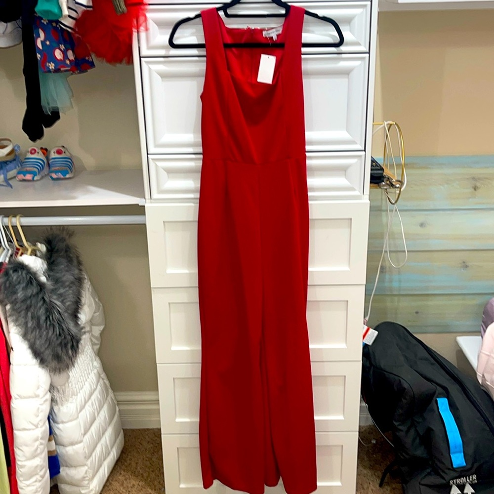 The Vanity Room SQ Neck Tank Jumpsuit